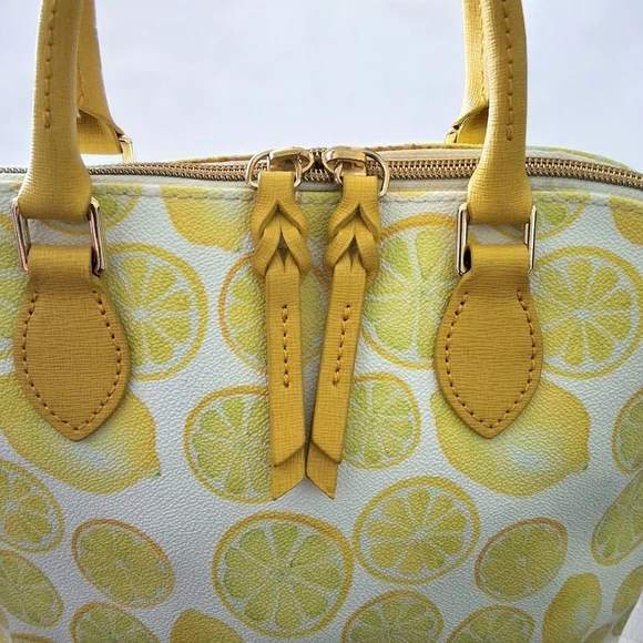 Dooney & Bourke Lemon Print Zip Satchel - Picture 10 of 16